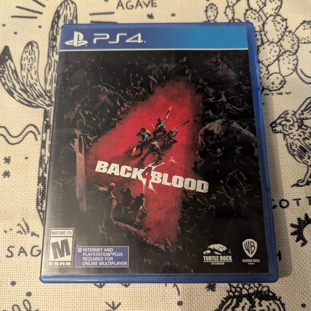 PS4 Back4blood videogame zombies